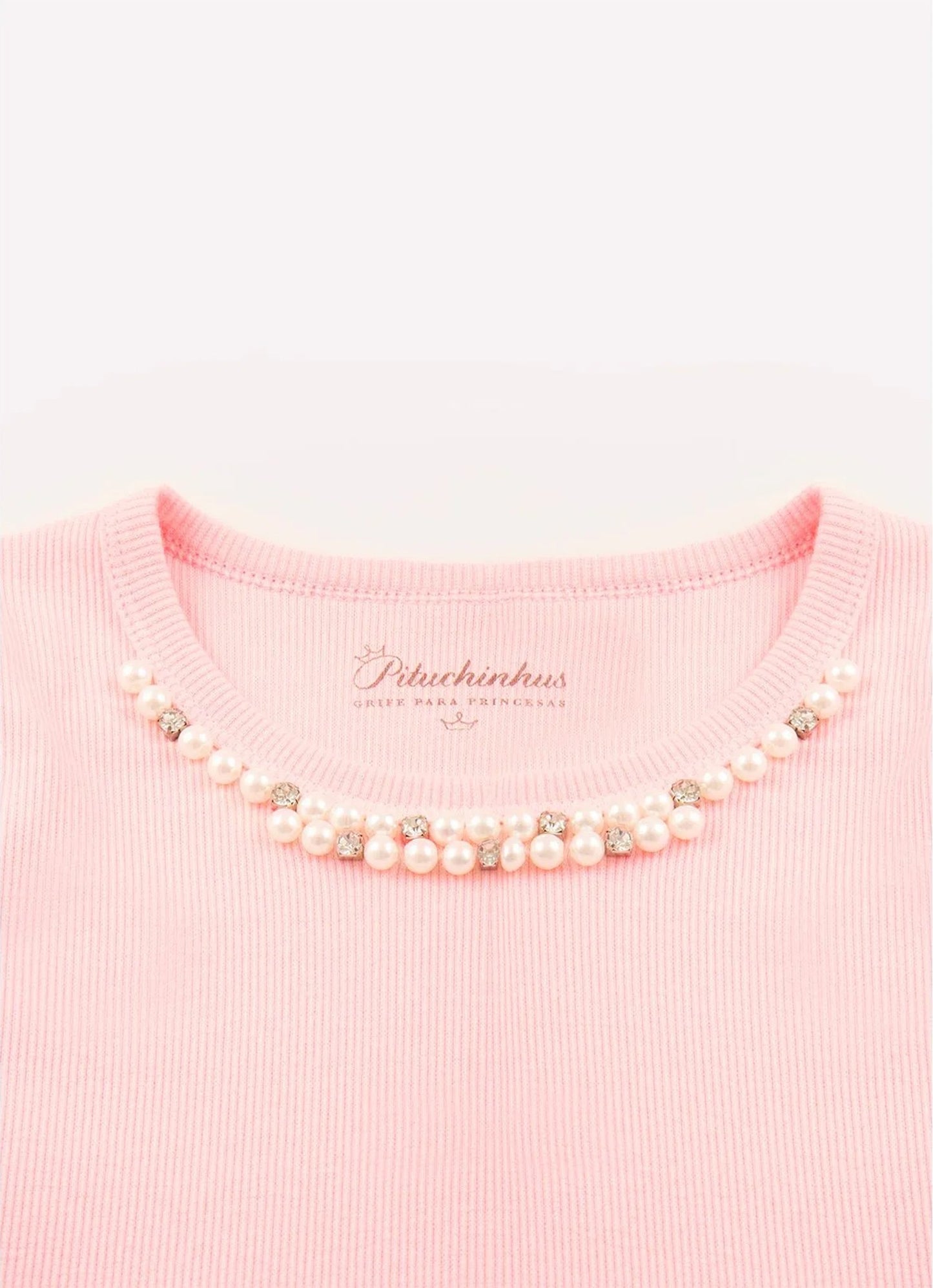 Blusa Rib Bordados