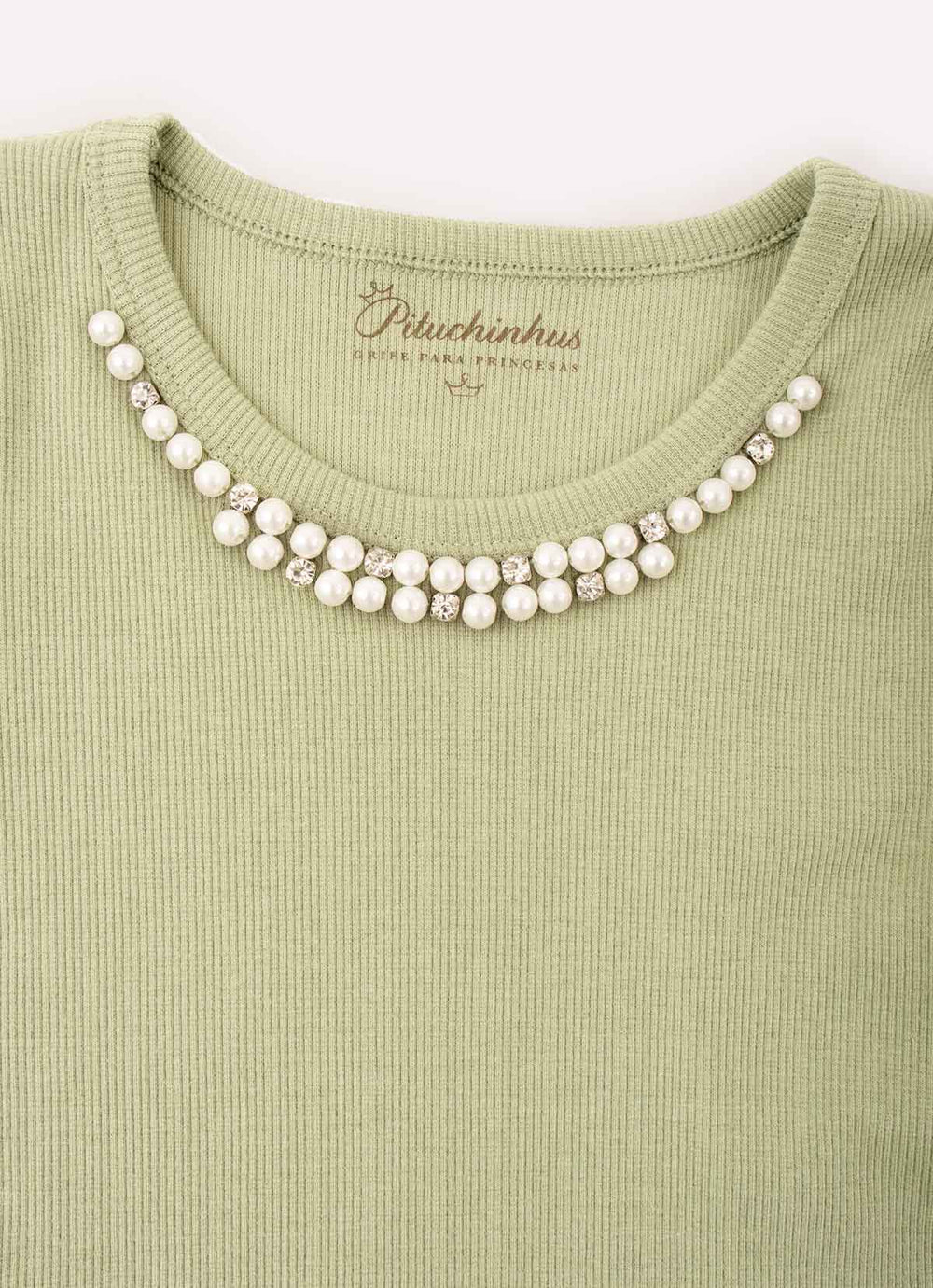 Blusa Rib Bordados