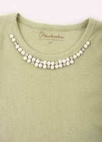 Blusa Rib Bordados