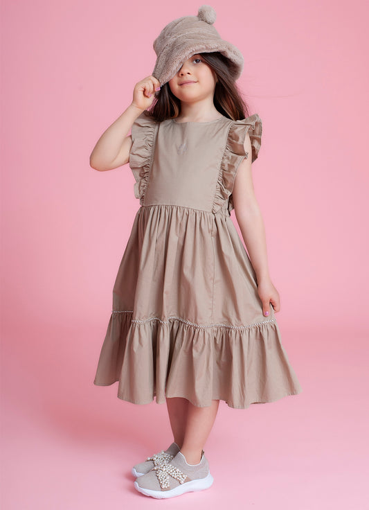 Vestido Tricoline Lastex