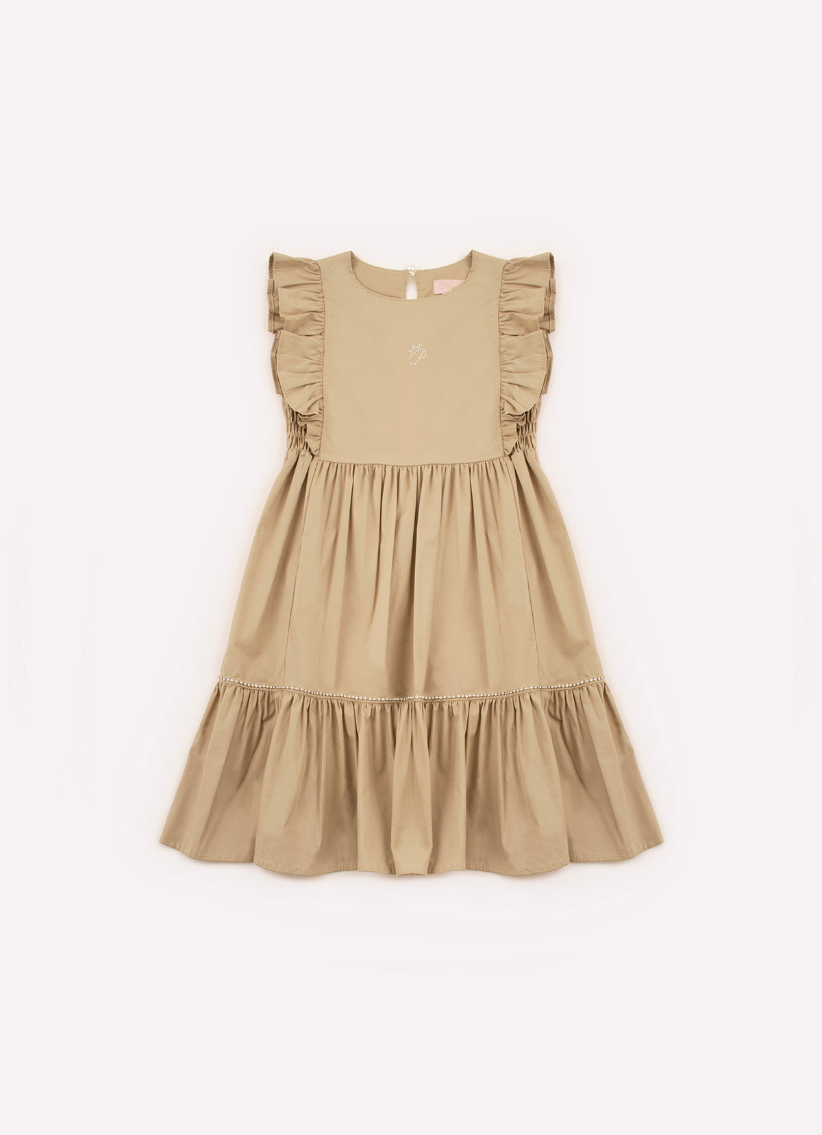 Vestido Tricoline Lastex