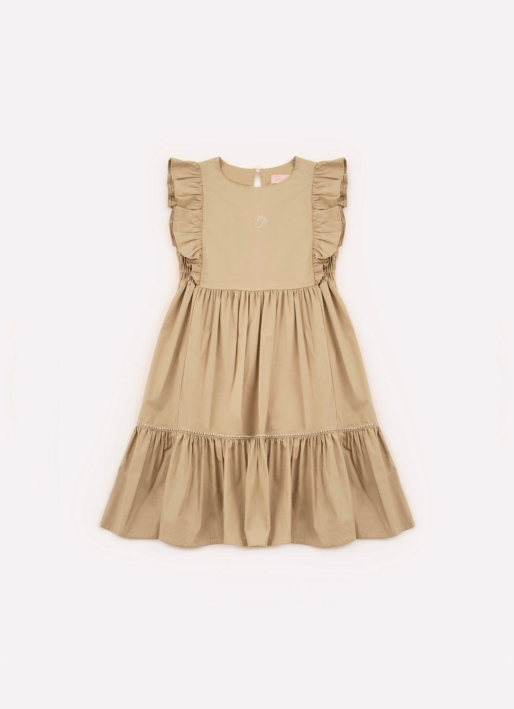 Vestido Tricoline Lastex
