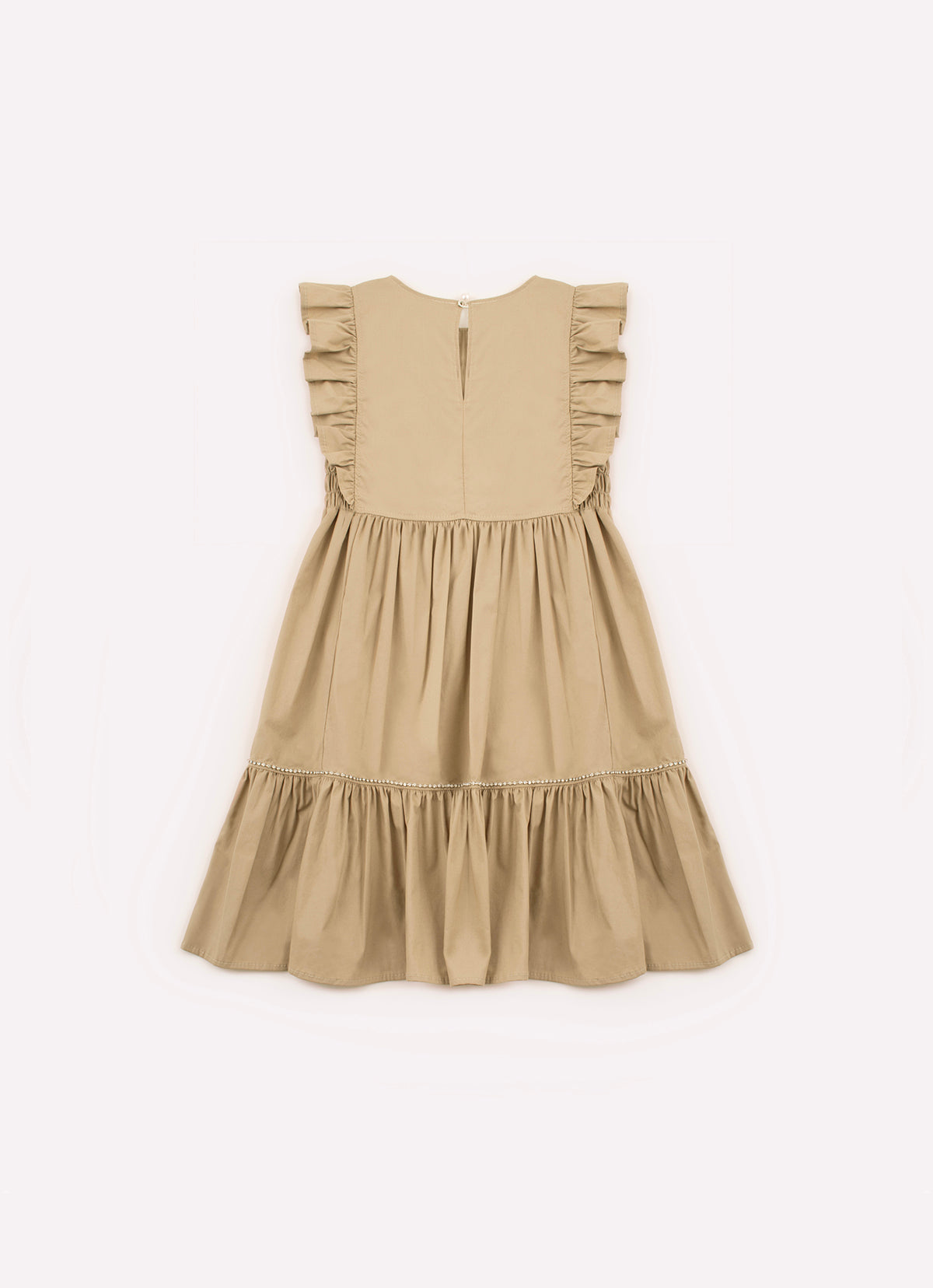 Vestido Tricoline Lastex