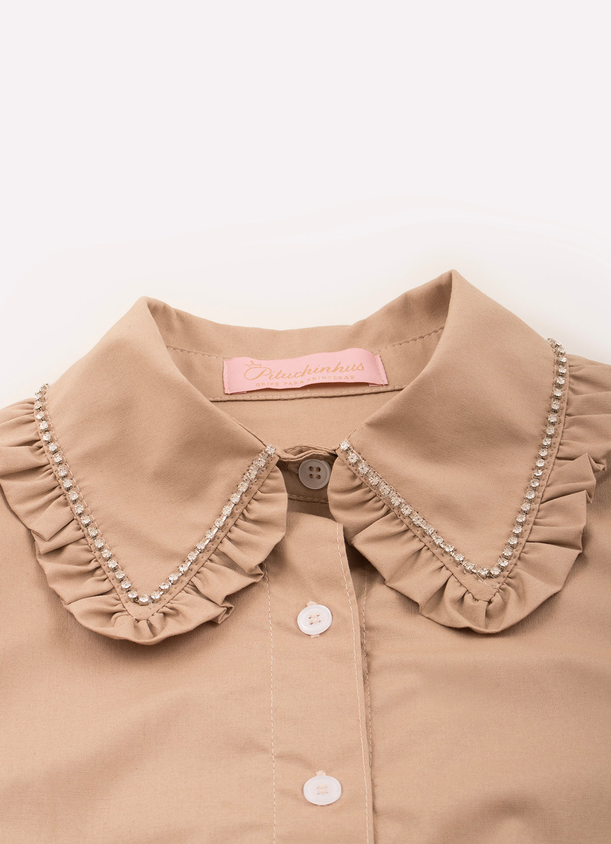 Camisa Tricoline Gola Babadinho