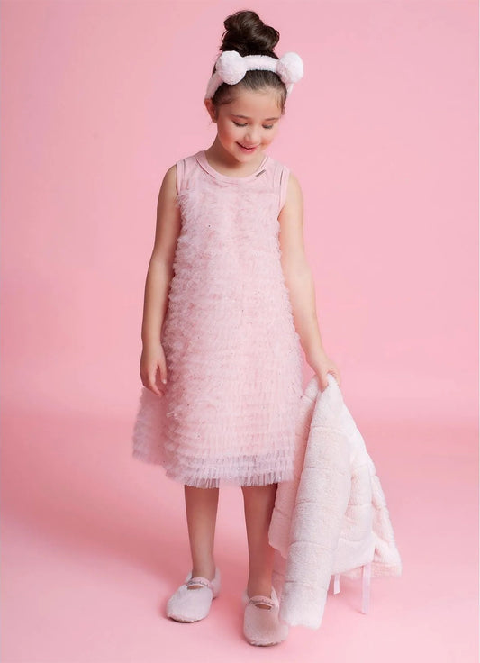 Vestido Ribana Frufru Tule