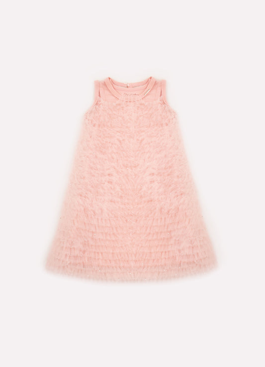 Vestido Ribana Frufru Tule Vestido Ribana Frufru Tule