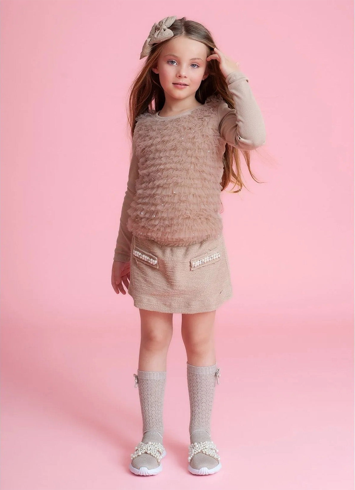 Blusa Ribana Frufru Tule