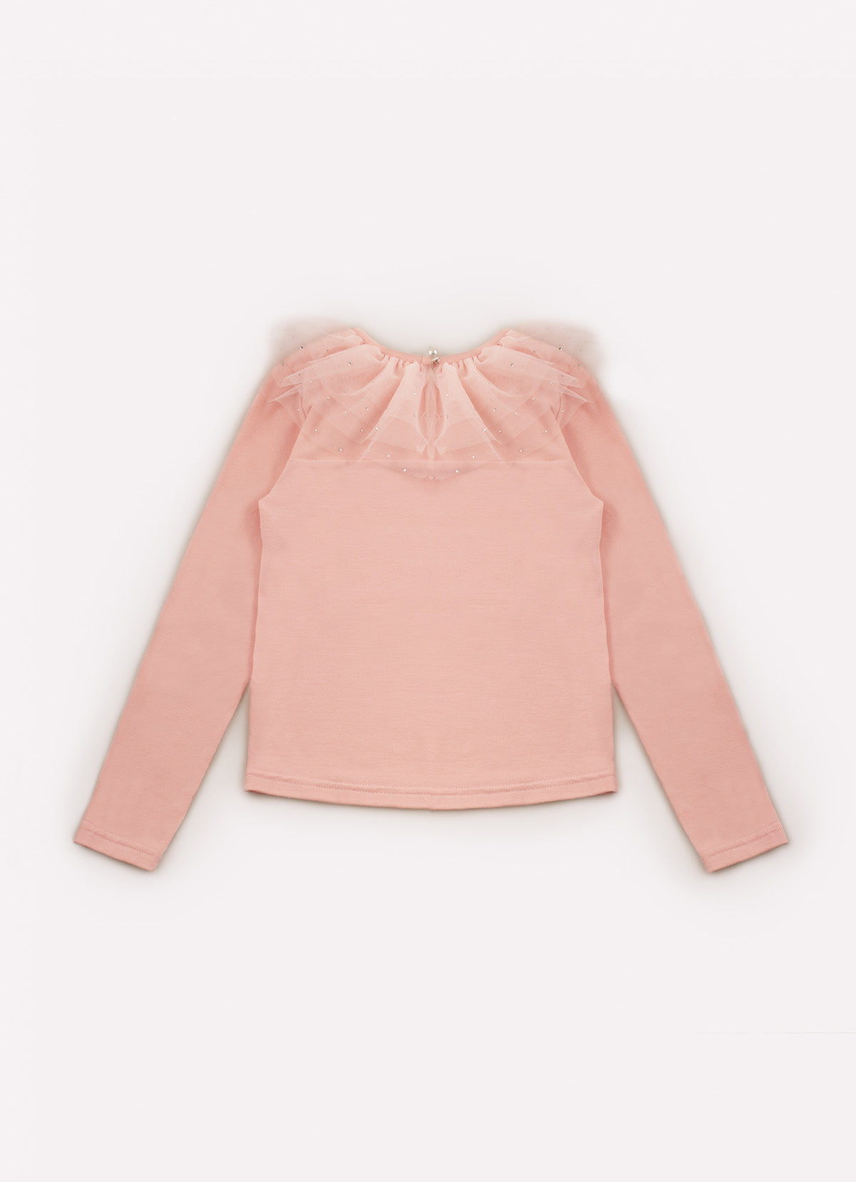 Blusa Cotton Gola Tule