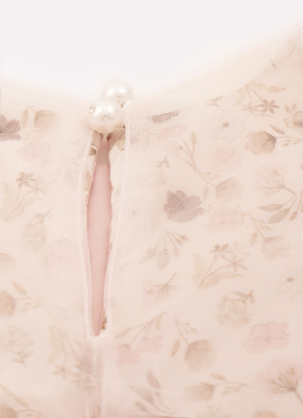 Vestido Algodão Estampado e Tule