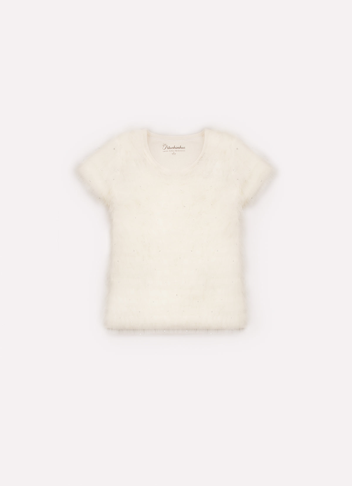 Blusa Rib Frufru Tule