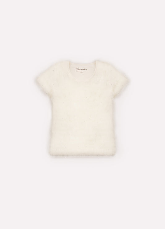 Blusa Rib Frufru Tule