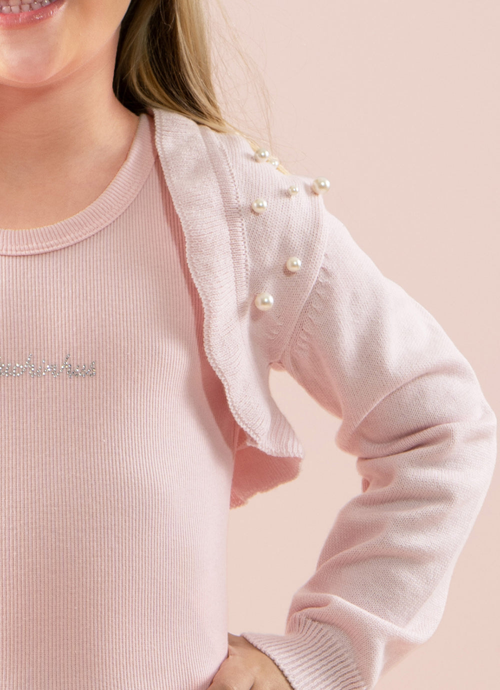 Bolero Tricot com Bordados