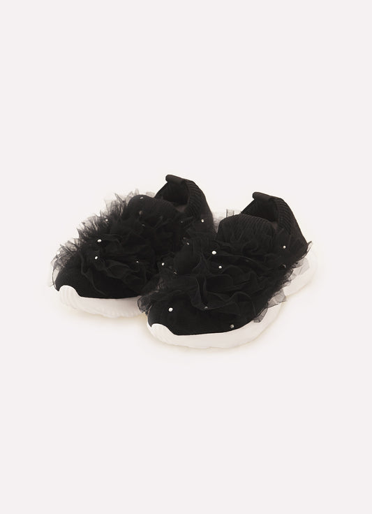 Tênis Knit Frufru Tule