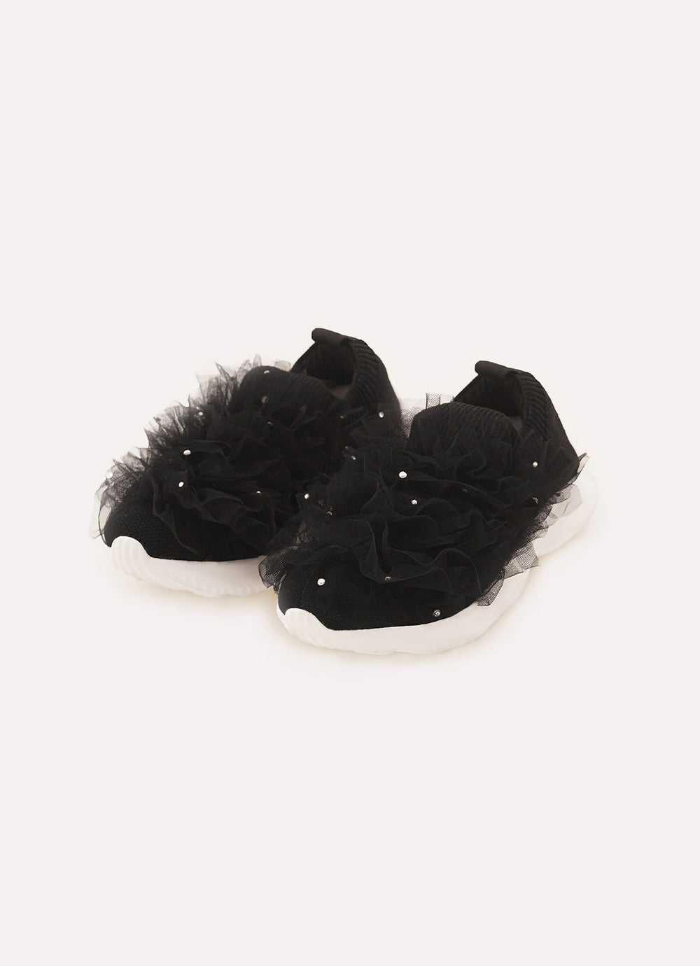 Tênis Knit Frufru Tule