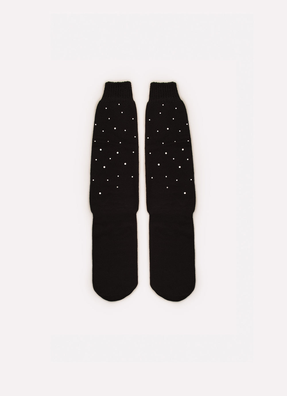 Meia de Tricot com Cristais
