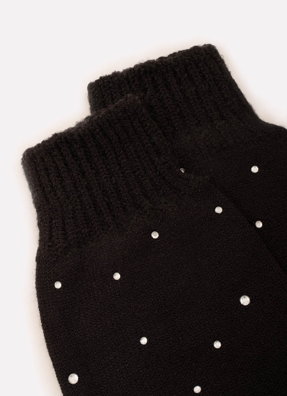 Meia de Tricot com Cristais