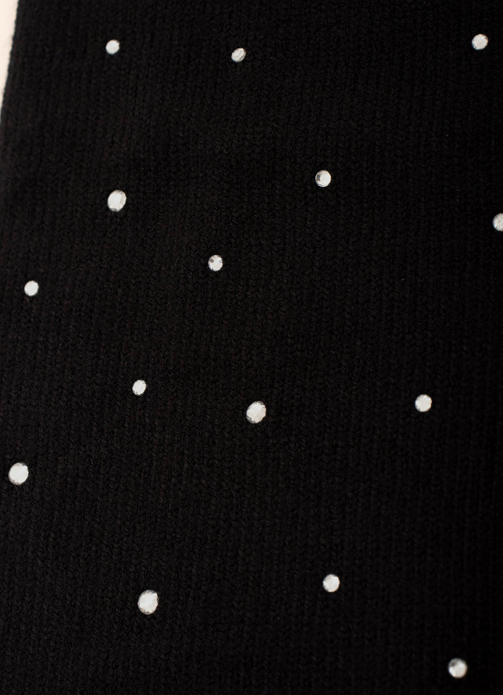 Meia de Tricot com Cristais