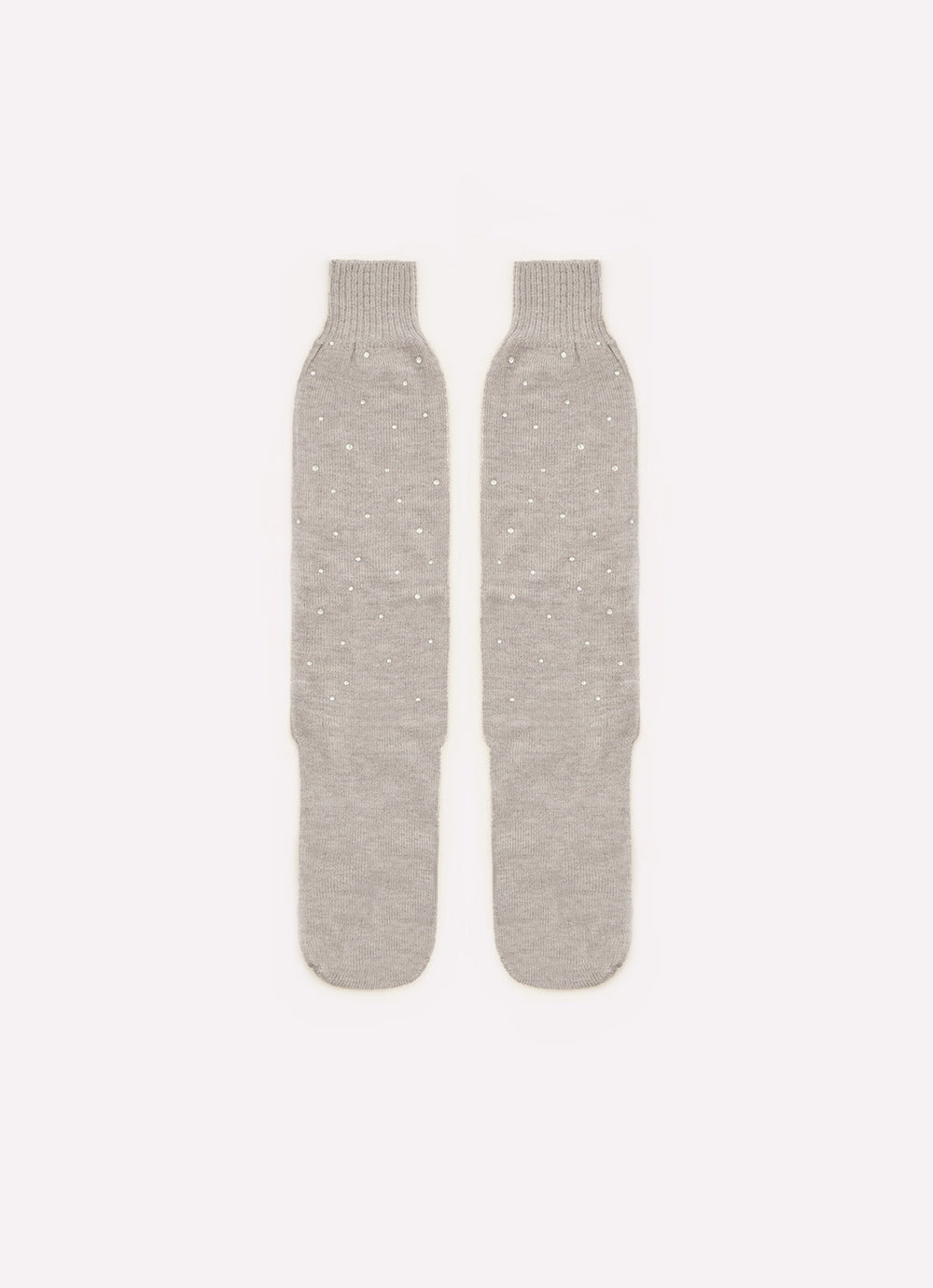 Meia de Tricot com Cristais