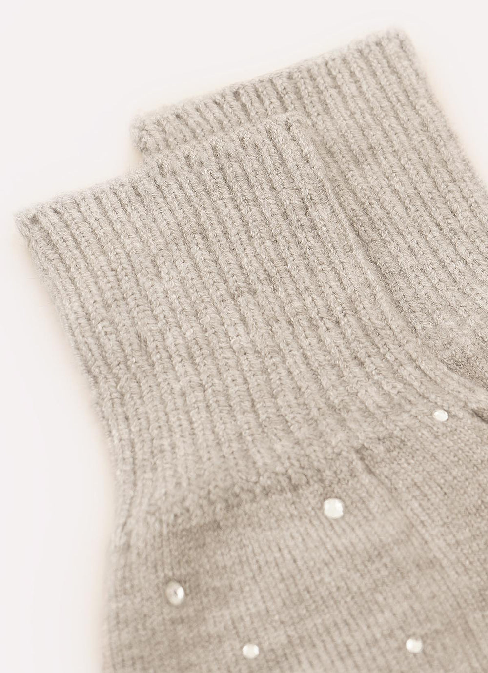 Meia de Tricot com Cristais