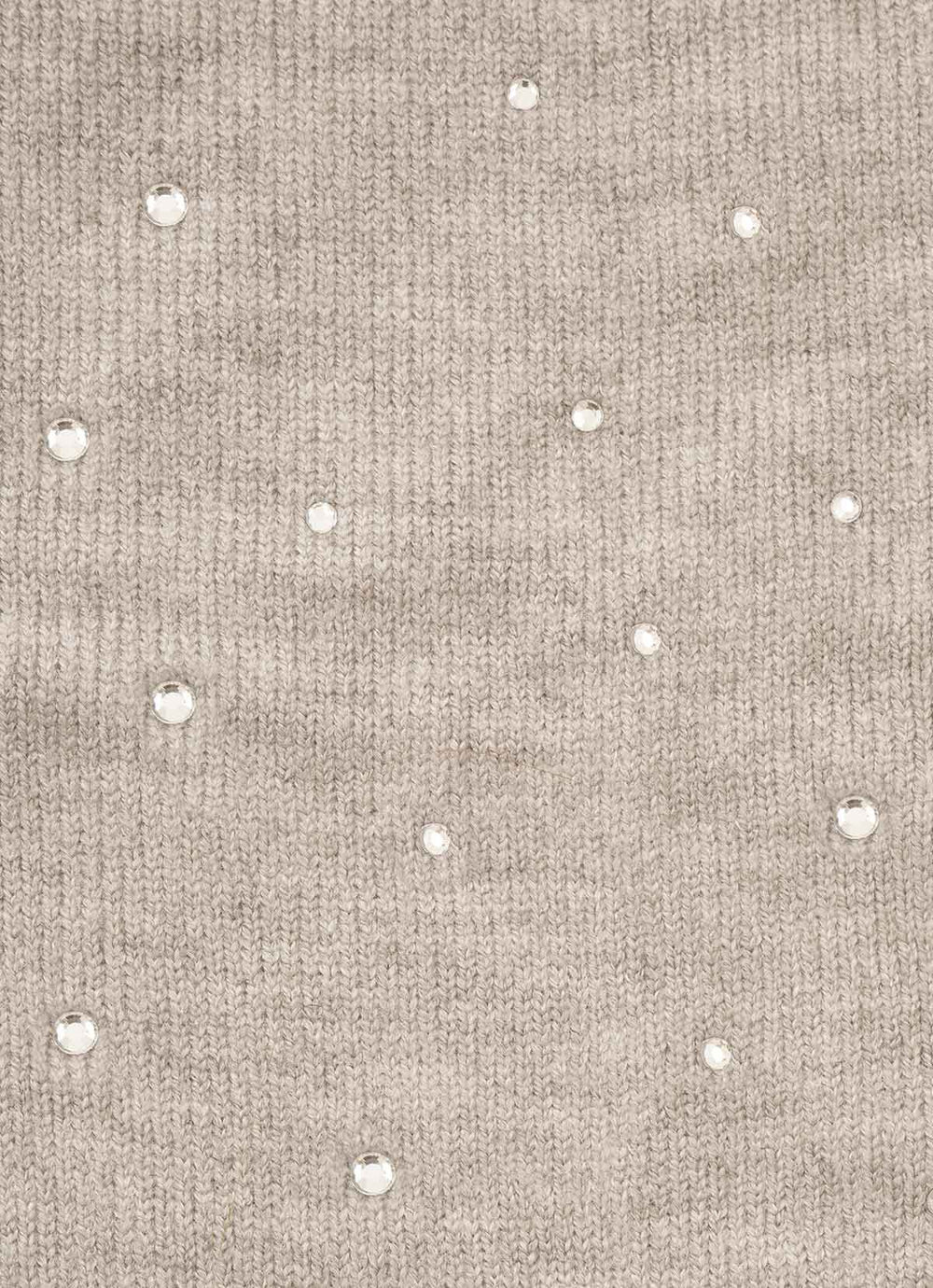 Meia de Tricot com Cristais