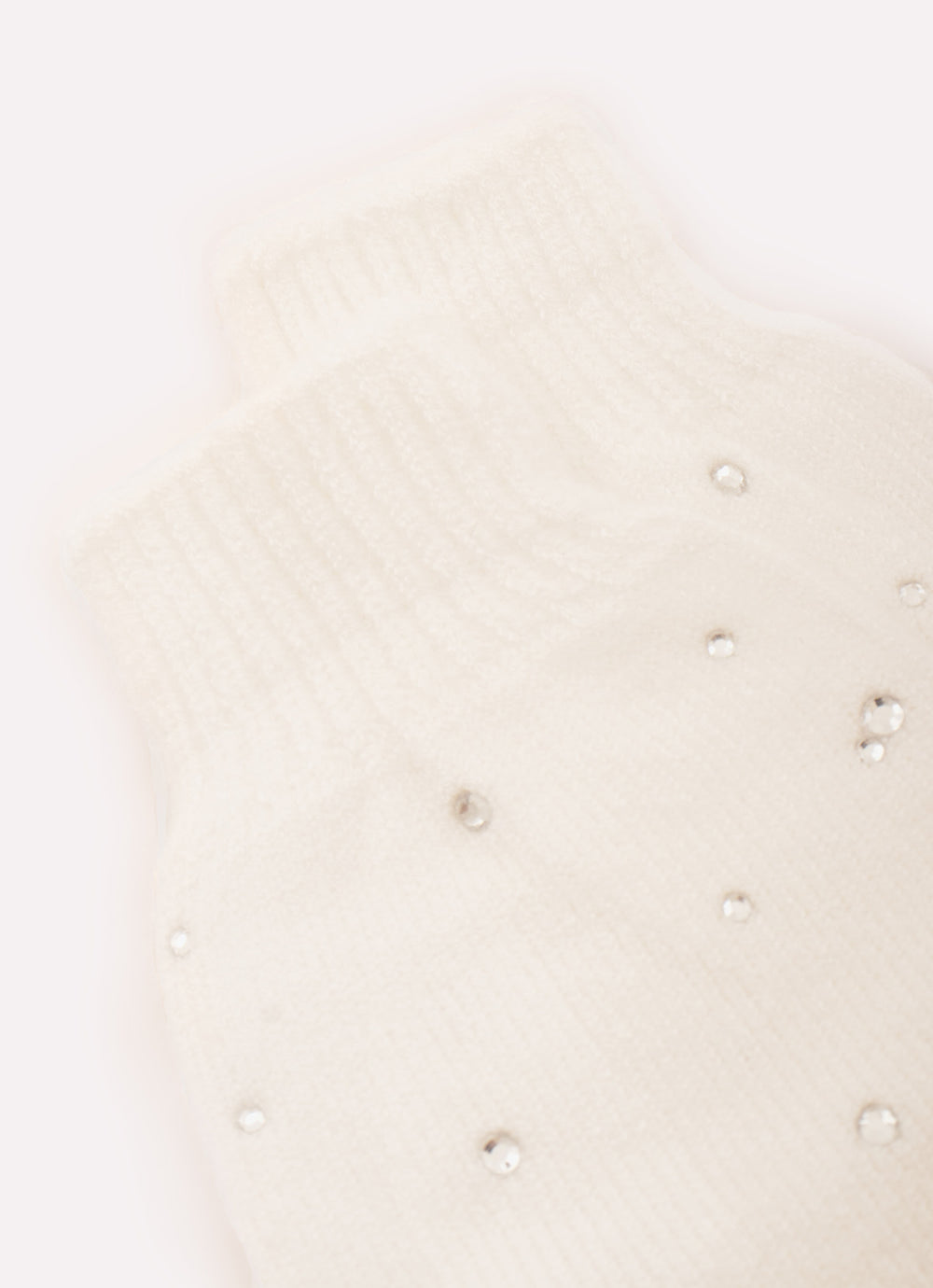 Meia de Tricot com Cristais