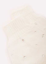 Meia Tricot Cristais
