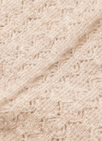 Meia Tricot Ponto Renda Laço