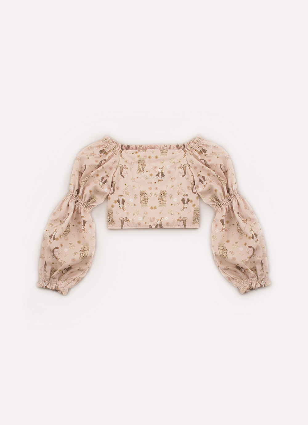 Blusa Cropped Algodão Bichos