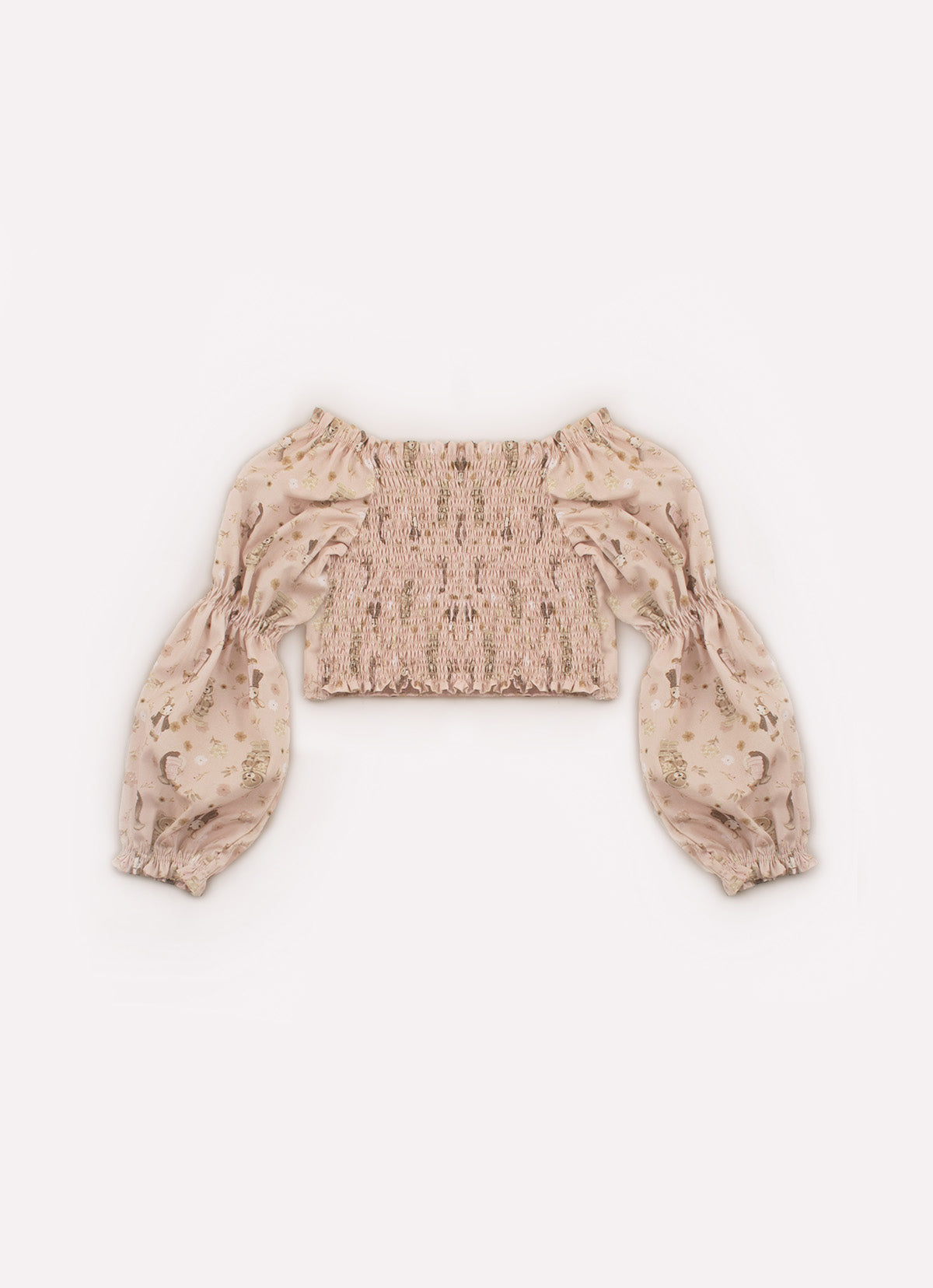 Blusa Cropped Algodão Bichos