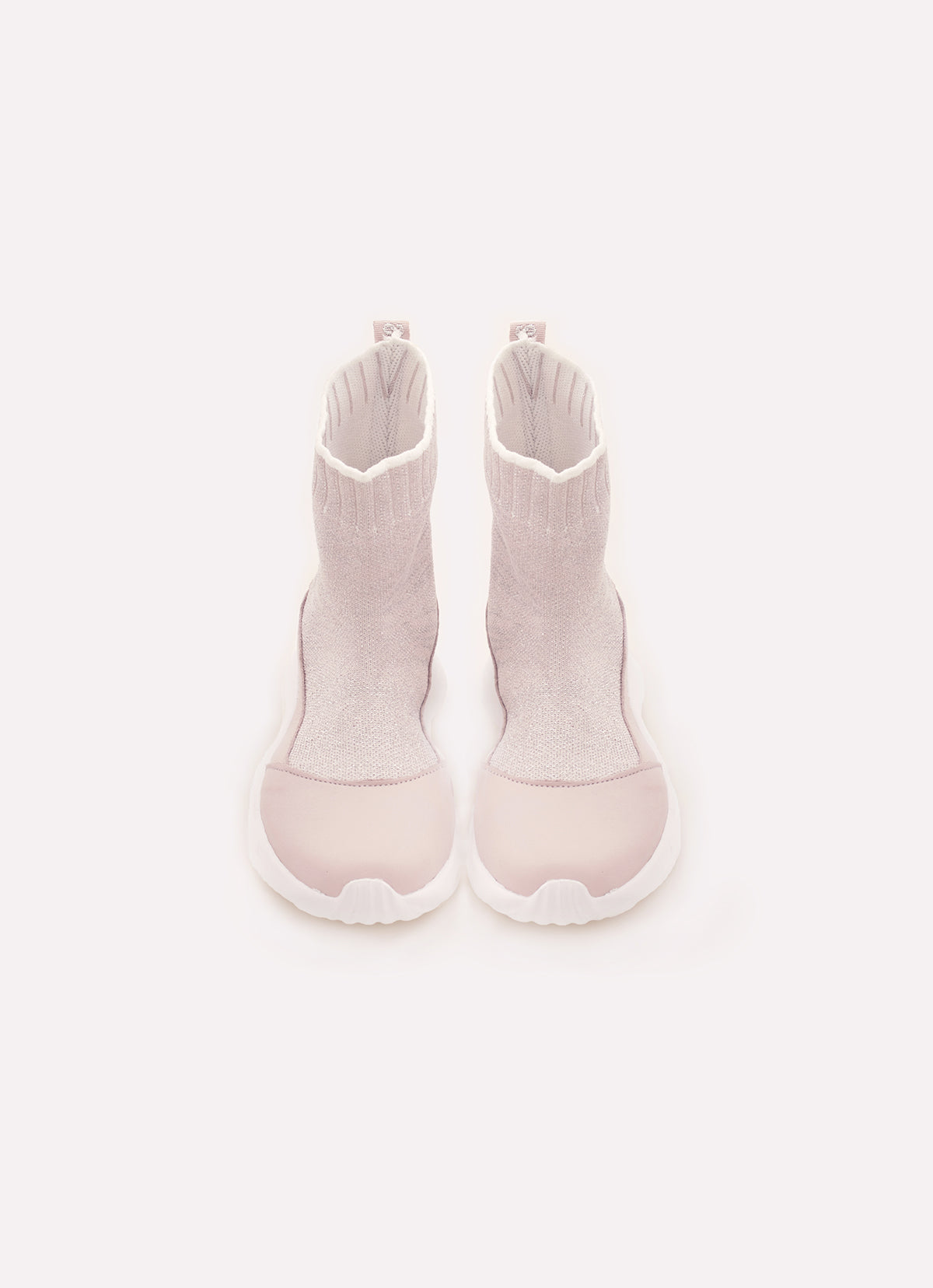 Bota Knit Couro