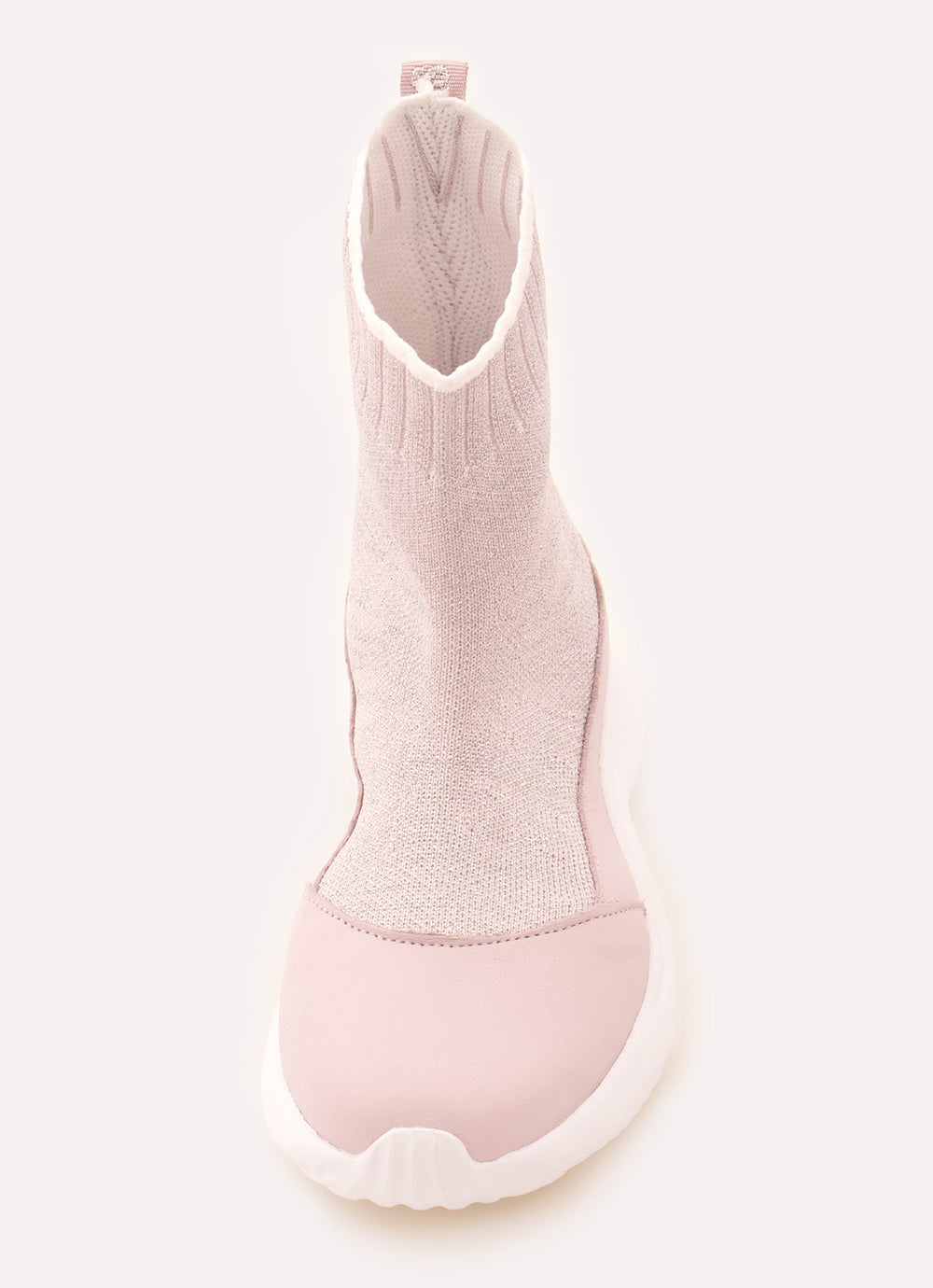 Bota Knit Couro