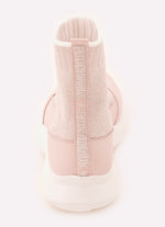 Bota Knit Couro