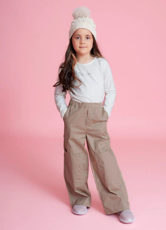 Calça Tricoline Reta