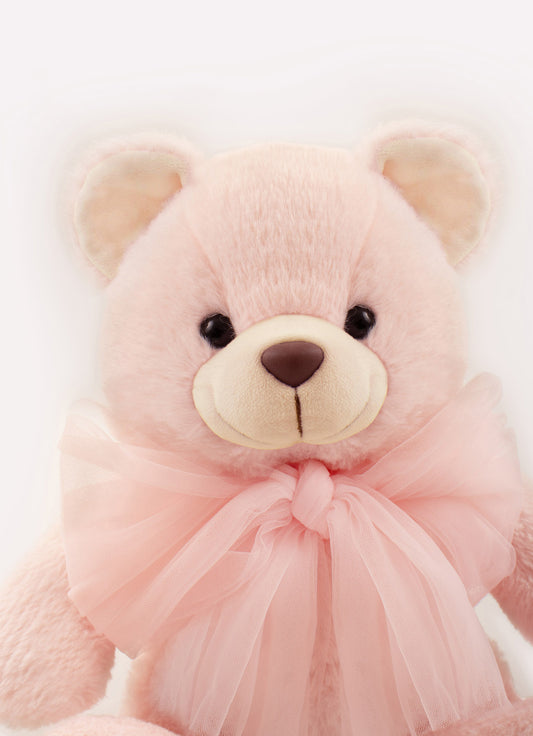 Ursa Pelúcia Laço Tule