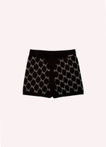 Short Tricot Monograma Cristal