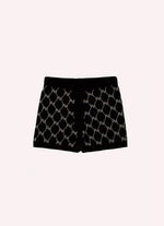 Short Tricot Monograma Cristal