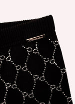 Short Tricot Monograma Cristal