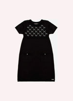 Vestido Tricot Monograma Cristal