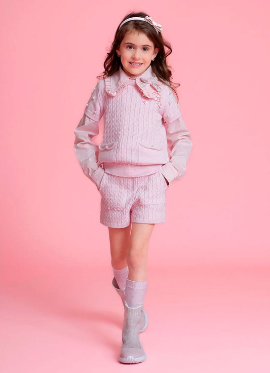 Short Tricot Ponto Trança