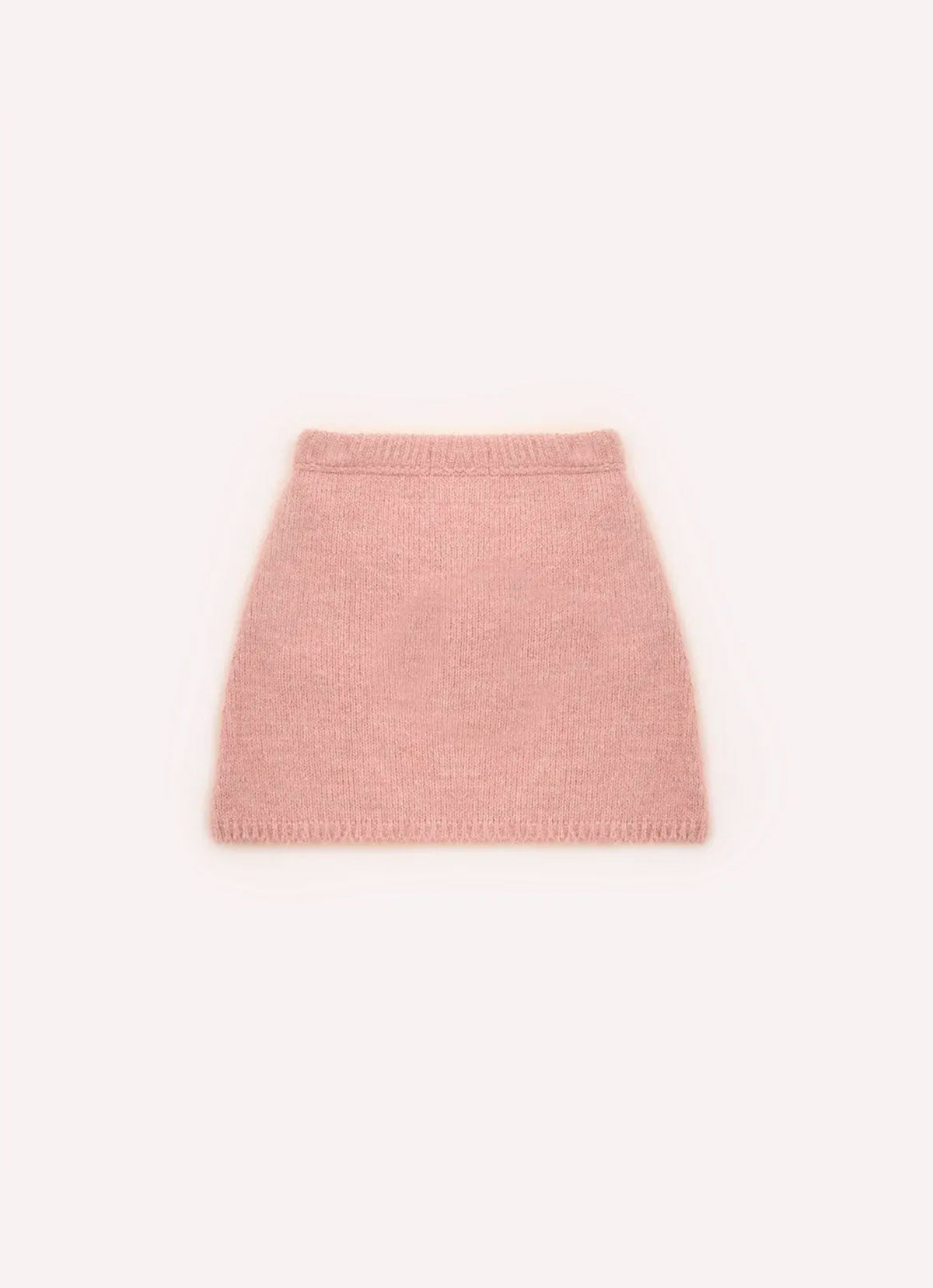 Saia Short Tricot Ponto Trança Sem Costura