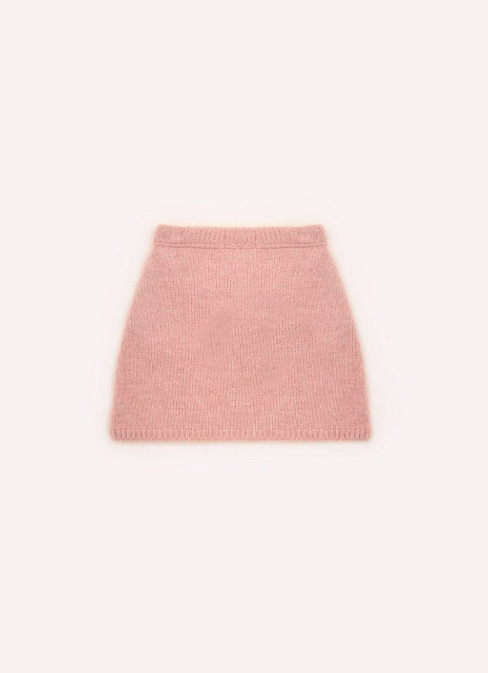 Saia Short Tricot Ponto Trança Sem Costura