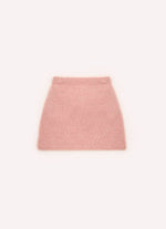 Saia Short Tricot Ponto Trança Sem Costura
