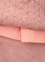 Saia Short Tricot Ponto Trança Sem Costura