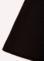 Vestido Tricot Canelado Gola Renda