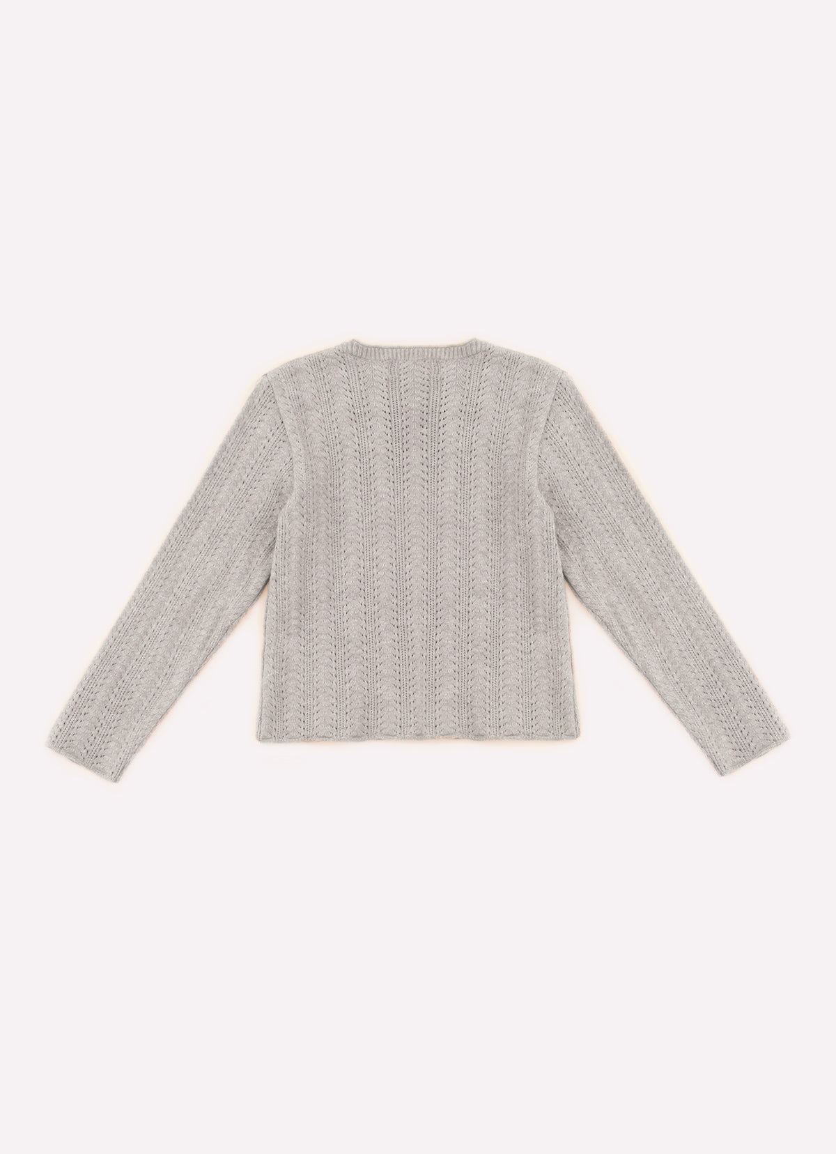 Blusa Tricot Ponto Rendado Laços