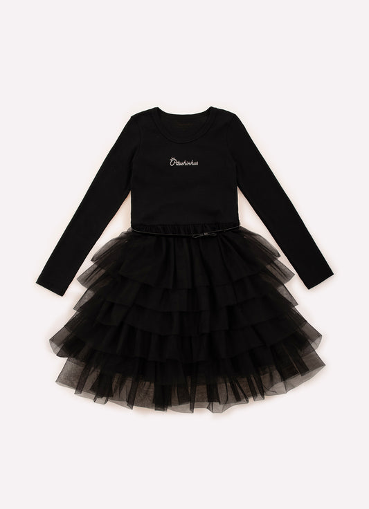 Vestido Ribana Saia Tule