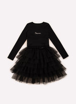 Vestido Ribana Saia Tule
