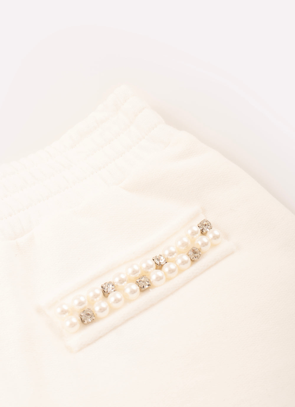 Saia Short Moletom Bordados