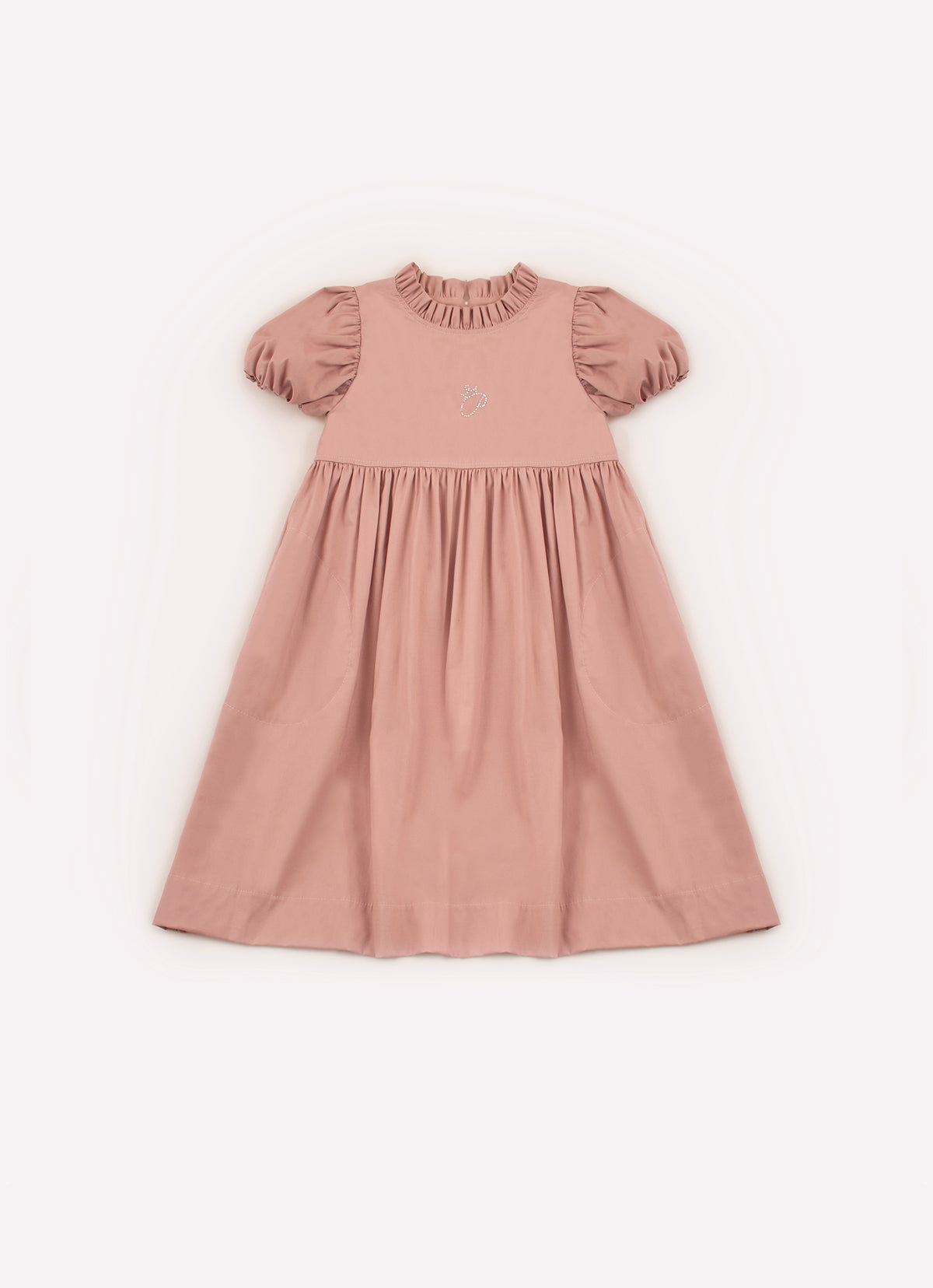 Vestido Tricoline Gola Babadinho