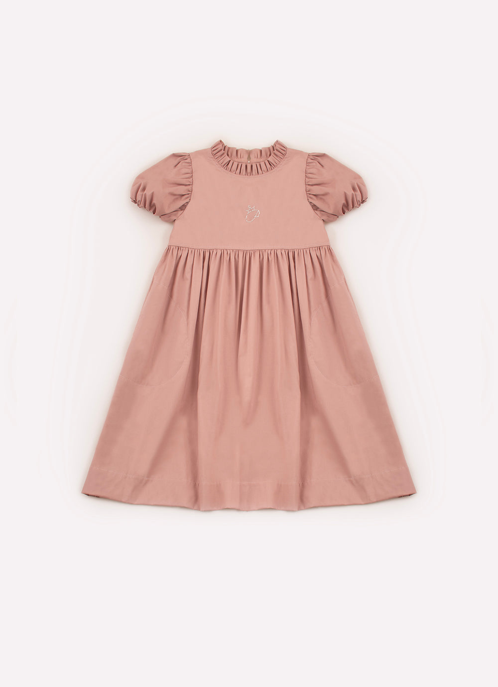 Vestido Tricoline Gola Babadinho